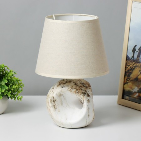Table lamp "Adelia" 1x40W E14 beige 14.5x14.5x20.5 cm Risalux-1