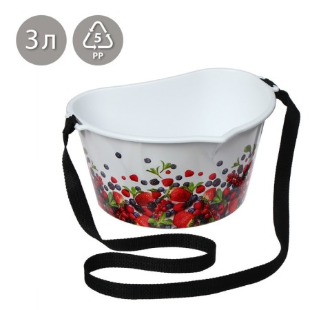 Container for collecting berries, 3 l, "berries", white-7