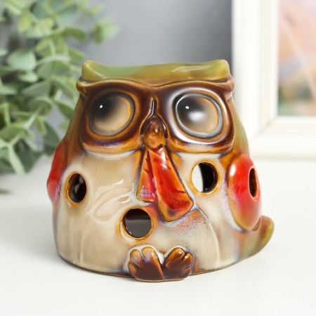 Ceramics candlestick for 1 candle "Oblushka" mix 10x9.5x10.5 cm-2