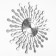 Watch walls, series: openwork, "mirror petals", smooth move, d-59 cm, dial 22 cm