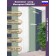 Set of curtains "Canvas", size 200x260 cm, 2 pcs, blue color, dusty menthol