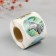 Sticker Paper "Zebra" embossing silver d = 3.8 cm 252 pcs in the roll