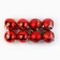 Christmas balls New Year, for the New Year, D = 6 cm, 8 pcs., Red color