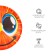 Children's ball "Red Orange", D = 22 cm, 60 g