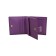 Wallet S Purpur, matte leather, purple color