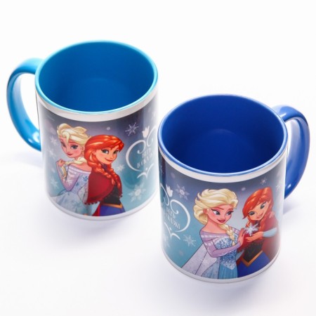Sublimation mug, 350 ml "Believe in a fairy tale!", Cold heart mix-6