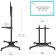 Onkron TS1351 Black 32 "-65" Max.50kg Floor Mobile TV
