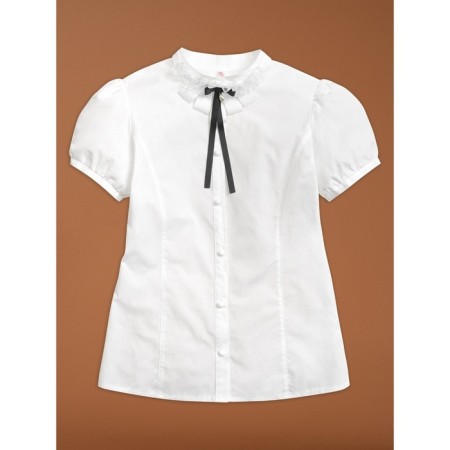 Blouse for girls, height 164 cm, white color