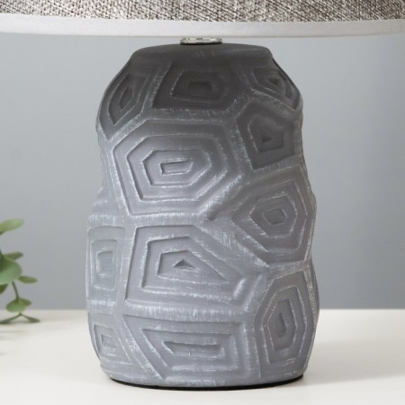 Briana table lamp E14 40W gray 22.5x22.5x35 cm Risalux-4