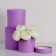 Set of boxes 3 in 1 (18*18*17/15*15*15/12*12*12 cm), lilac