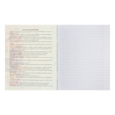 Substantial note Calligrata Top "strip", 48 sheets in the cage geography, with reference material, cover coated cardboard, twin + selective UV-lak, block offset-1