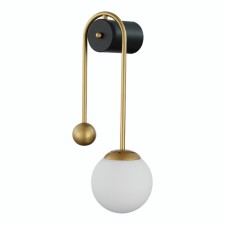 Wall lamp ST LUCE. SL1202.201.01. Adige. 1x40 watts, E27, 23x48 cm, golden color
