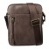 Male bag with lightning, brown color