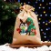 Gift bag with a thermal -monkley "Penguin", 20 x 30 cm
