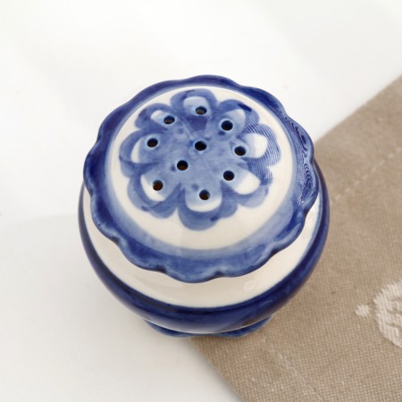 Spices "double", 9x18 cm, gzhel, porcelain-3
