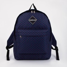A backpack with a zipper, Erich Krause, Blue