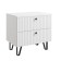 Bedside line cabinet, 500x350x480, white MDF