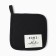 Ethel's Take "Home", black color, 16x16 cm, 50%HL, 50%flax