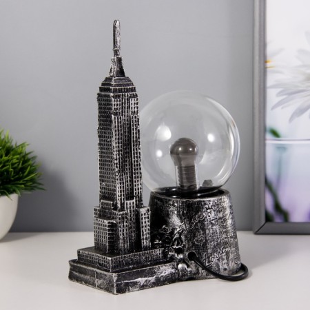 Plasmic ball "Empayer Steit" gray 14x8x20 cm Risalux-3