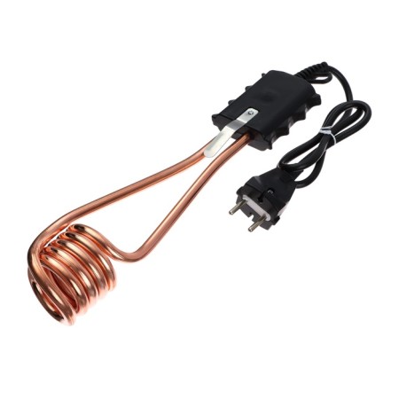 Luazon lek 06, 1500 watts electric boiler, spiral spring, indicator, 28x6 cm, 220V, black-3