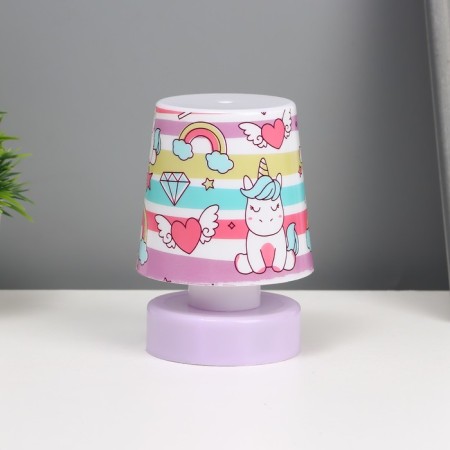 Nightnight "Unicorn" LED from batteries 3HAAA 7.5x7.5x11 cm Risalux-1