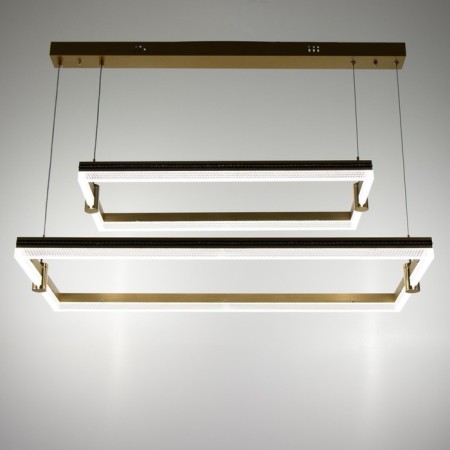 Lamp "Coruna" LED 320W 3000-6000K gold 80x40x15cm Bayerlux-2