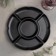Menzhitsa "Black East", 25 × 25 × 2.5 cm, diameter of the central compartment 11 cm, black color