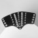 Bracelet Skin "Cuff" with spikes, black-silver color