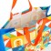 Household bag without fastening, colorful color