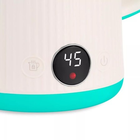 Electric kettle KitFort KT-6197-2, plastic, Metal flask, 1.5 l, 1500 watts, white-green-1