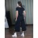 Female suit, size 52, black color