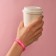 Silicone bracelet "Always rights" female, pink color, 18 cm