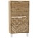 Higs shoe cabinet, 500 × 230 × 942 mm, color of oak vanan / white