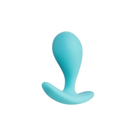 Anal plug Blob, silicone, mint color, 5.5 cm, d = 2.1 cm-1