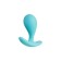 Anal plug Blob, silicone, mint color, 5.5 cm, d = 2.1 cm