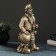 Standing for the bottle "Captain with the Globe" 35x22x18 cm, bronze with gilding