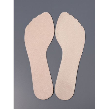 Half -slopes for shoes, on an adhesive base, 22 cm, universal, beige color-1