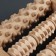 Feet massage "Drums", 19 × 18 × 4.5 cm, wooden, 5 combined rows