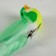 A bird for decoration and floristry, on a clothespin, mix, plastic, 1 pc., 8 x 8 cm
