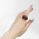 Ring "Muranian glass" radiance, color mix