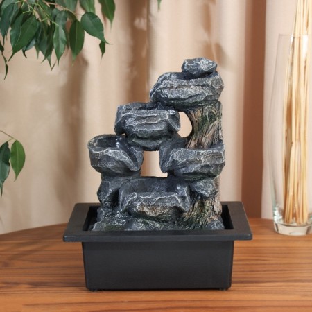 Fountain "Rockous tubs" 26x23 cm (with backlight, without ball)