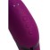 Turnoven vibrator with vacuum stimulation Jos Spinser, 23 cm, silicone, purple color