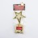 Cup Award Figure: Star "Favorite Educator" gold, plastic, 16.5 x 6.3 cm.