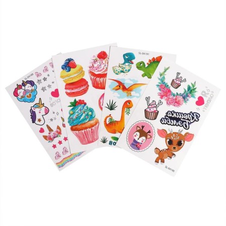 Set of children's tattoos Translations, 4 sheets-1
