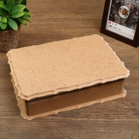 Figure casket large for decor from MDF 23x17.5x6 cm-3