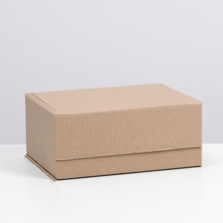 Set of boxes 10 pcs., Self -charged, brown, 22 x 16.5 x 10 cm