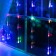 Garland "Curtain" 2.5 × 0.65 m with nozzles "Drops", IP20, transparent thread, 50 LED, glow of multi, 8 modes, 220 V