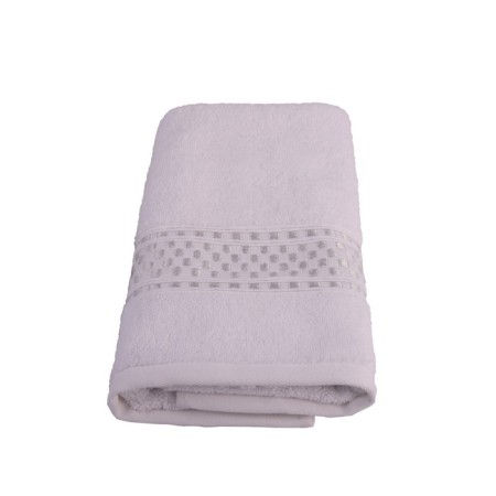 Terry towel Glamor, 500 gr, size 70x140 cm, white color-2