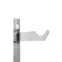 Bracket for cast -iron radiators, double on the bar, the center distance 500 mm