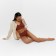 Female set (top, panties) 118 Brown color, rr 42-44